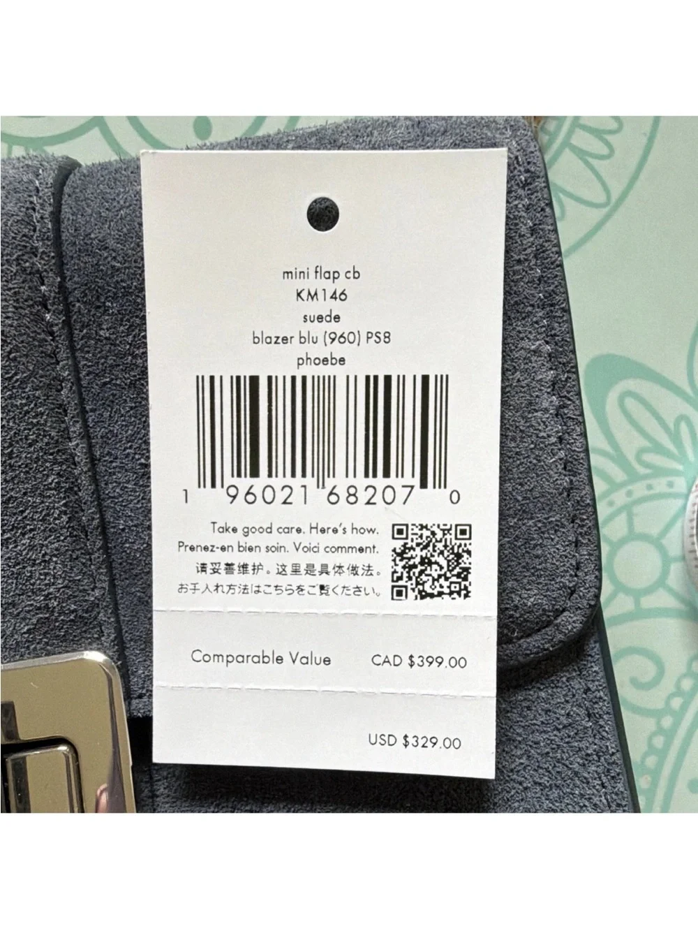 kate spade compact suede